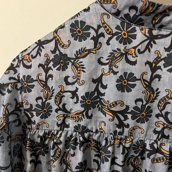 Top Shop Floral Silky Button Down Size 12 - Picture 10 of 10